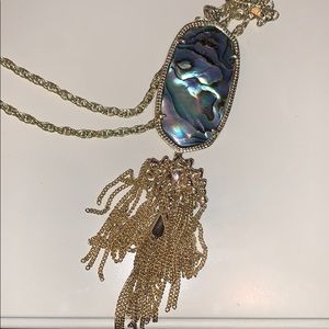 Kendra Scott Abalone Shell Rayne Necklace